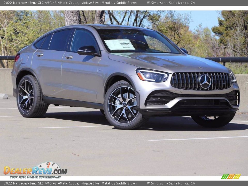 Front 3/4 View of 2022 Mercedes-Benz GLC AMG 43 4Matic Coupe Photo #2