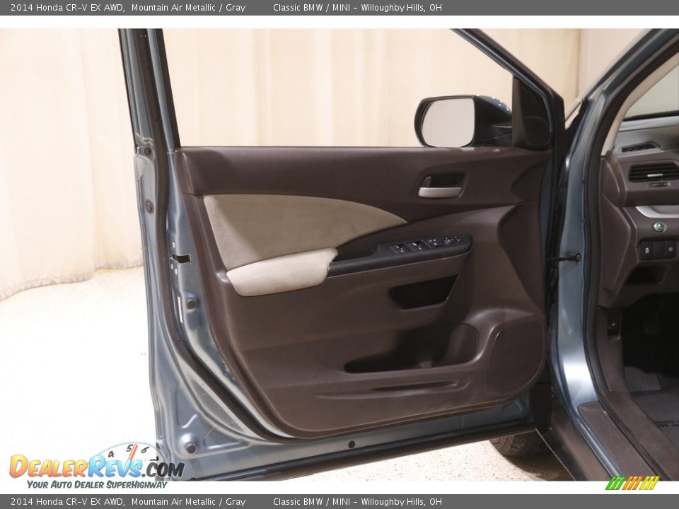 2014 Honda CR-V EX AWD Mountain Air Metallic / Gray Photo #4