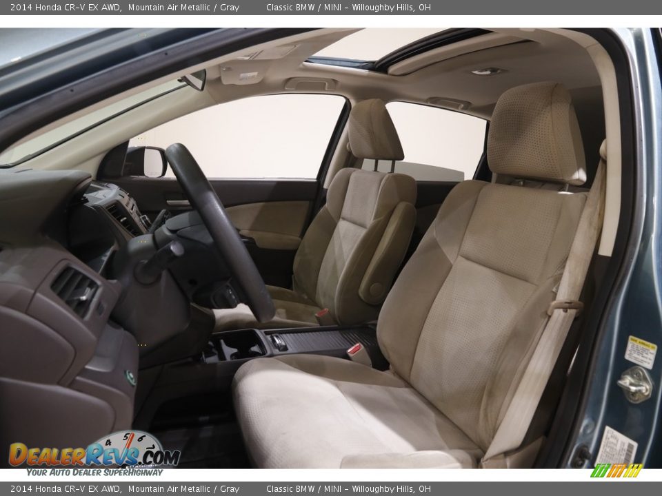 2014 Honda CR-V EX AWD Mountain Air Metallic / Gray Photo #5