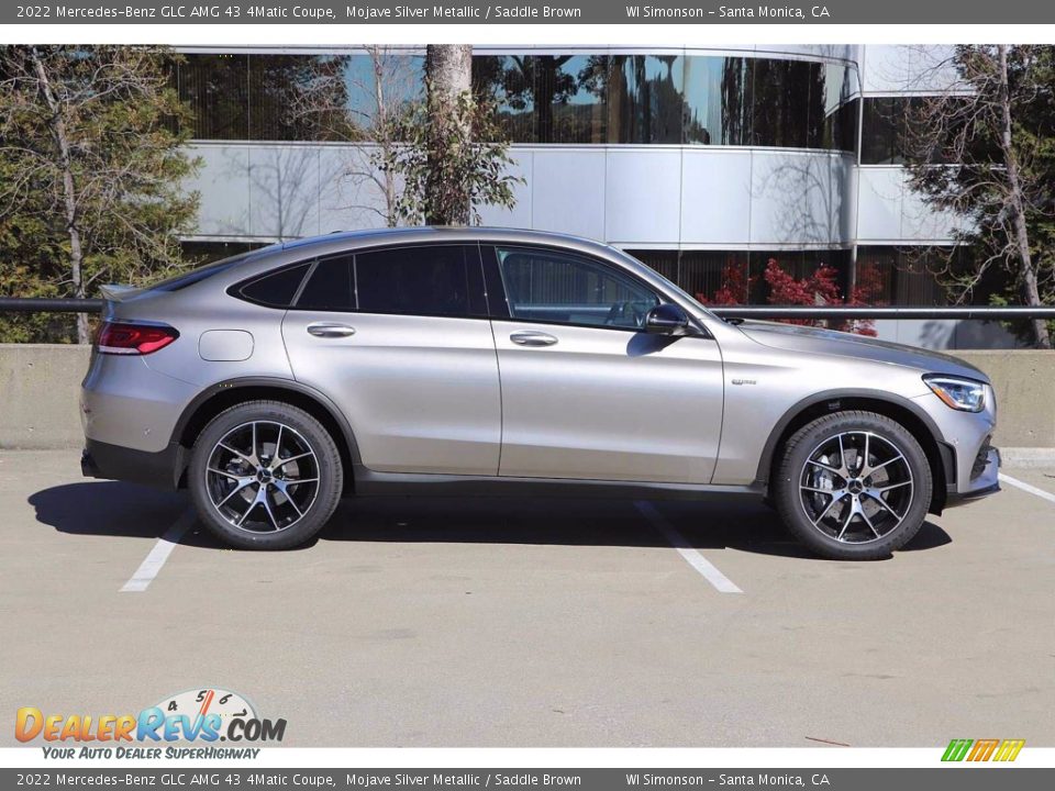 Mojave Silver Metallic 2022 Mercedes-Benz GLC AMG 43 4Matic Coupe Photo #4