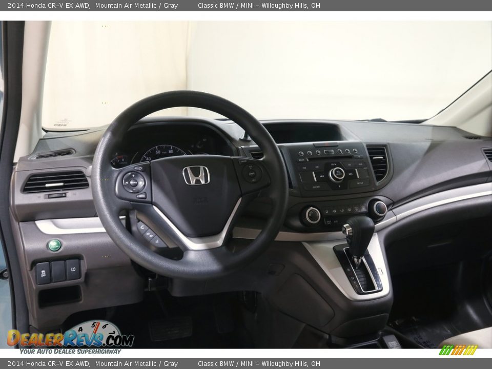 2014 Honda CR-V EX AWD Mountain Air Metallic / Gray Photo #6