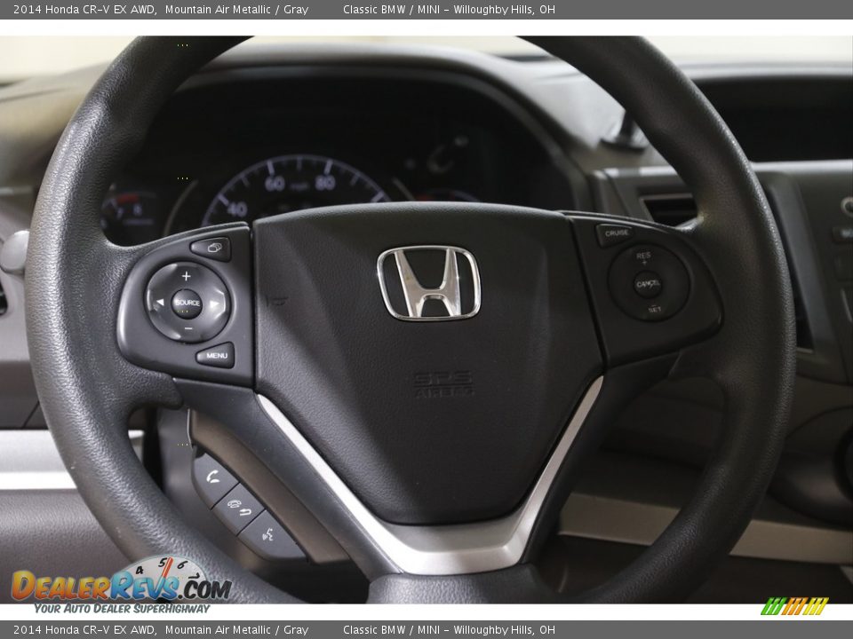 2014 Honda CR-V EX AWD Mountain Air Metallic / Gray Photo #7