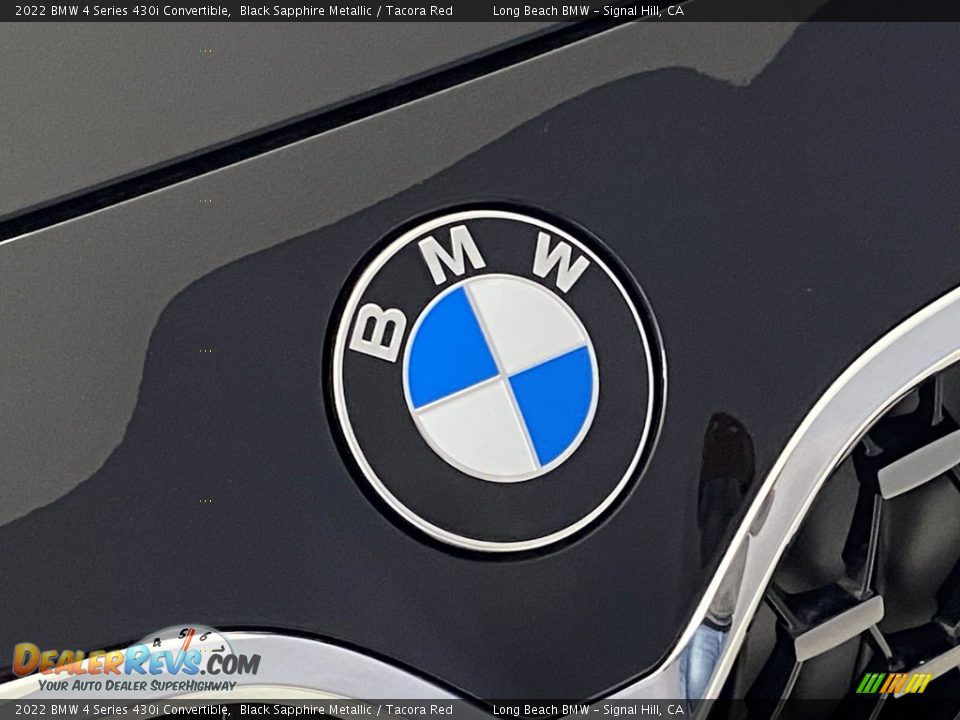 2022 BMW 4 Series 430i Convertible Black Sapphire Metallic / Tacora Red Photo #5