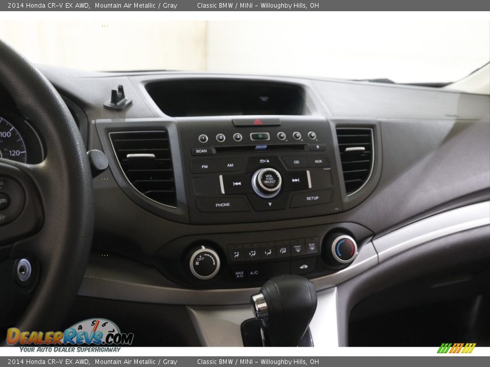 2014 Honda CR-V EX AWD Mountain Air Metallic / Gray Photo #9
