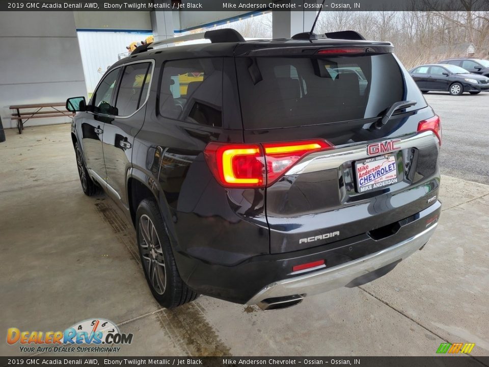 2019 GMC Acadia Denali AWD Ebony Twilight Metallic / Jet Black Photo #8