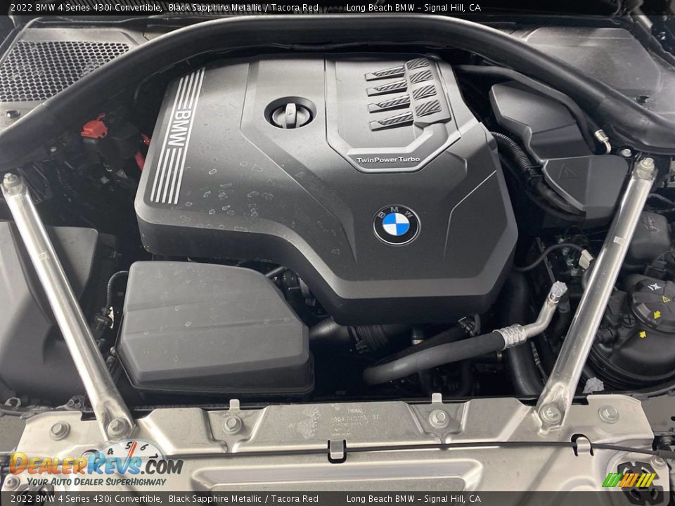 2022 BMW 4 Series 430i Convertible 2.0 Liter DI TwinPower Turbocharged DOHC 16-Valve VVT 4 Cylinder Engine Photo #9