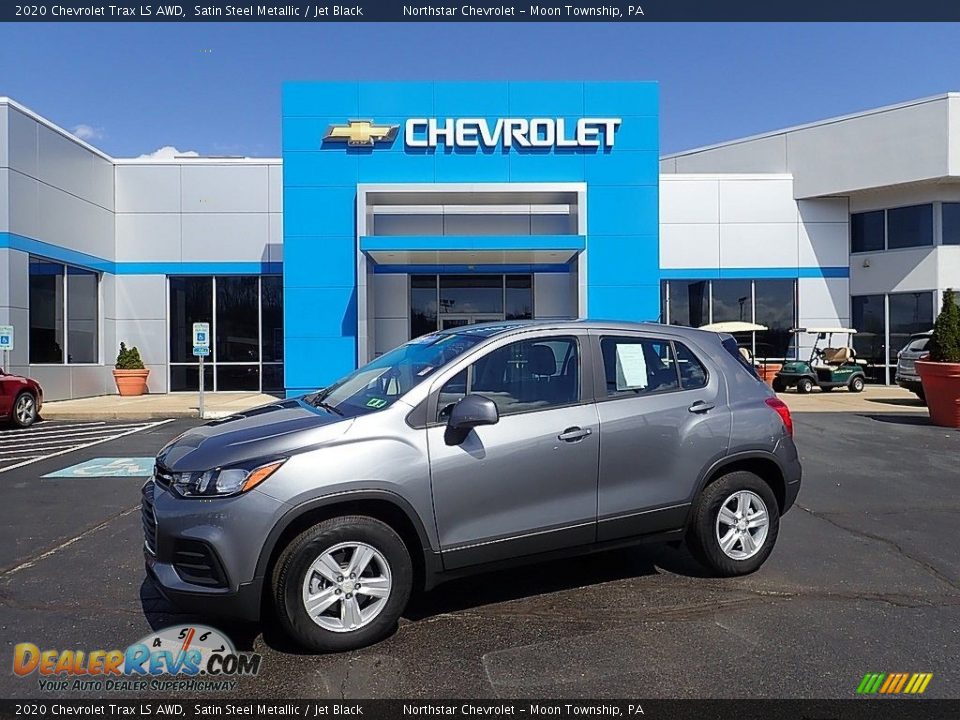 2020 Chevrolet Trax LS AWD Satin Steel Metallic / Jet Black Photo #1