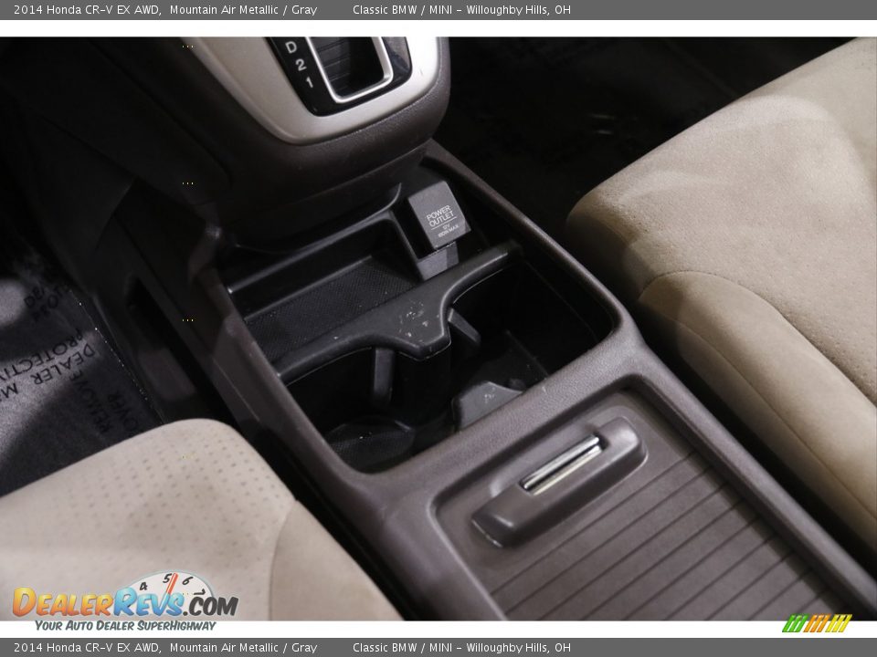 2014 Honda CR-V EX AWD Mountain Air Metallic / Gray Photo #13