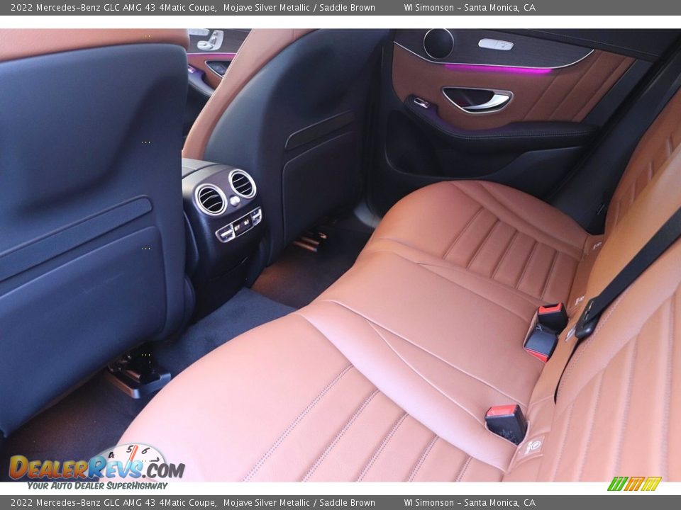 Rear Seat of 2022 Mercedes-Benz GLC AMG 43 4Matic Coupe Photo #11