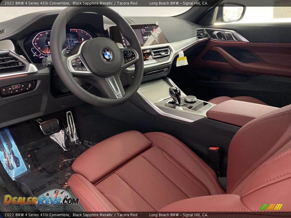 Tacora Red Interior - 2022 BMW 4 Series 430i Convertible Photo #12