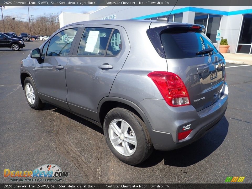 2020 Chevrolet Trax LS AWD Satin Steel Metallic / Jet Black Photo #4