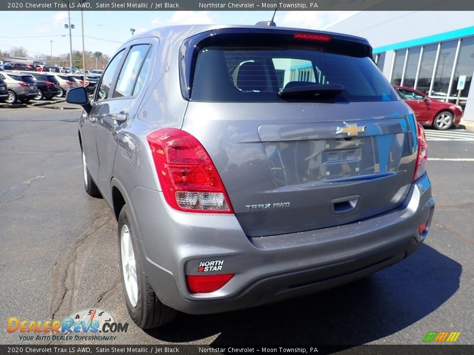 2020 Chevrolet Trax LS AWD Satin Steel Metallic / Jet Black Photo #5