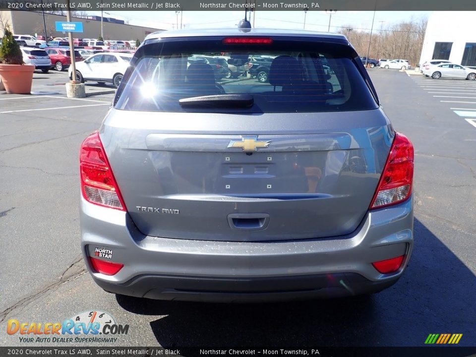 2020 Chevrolet Trax LS AWD Satin Steel Metallic / Jet Black Photo #6