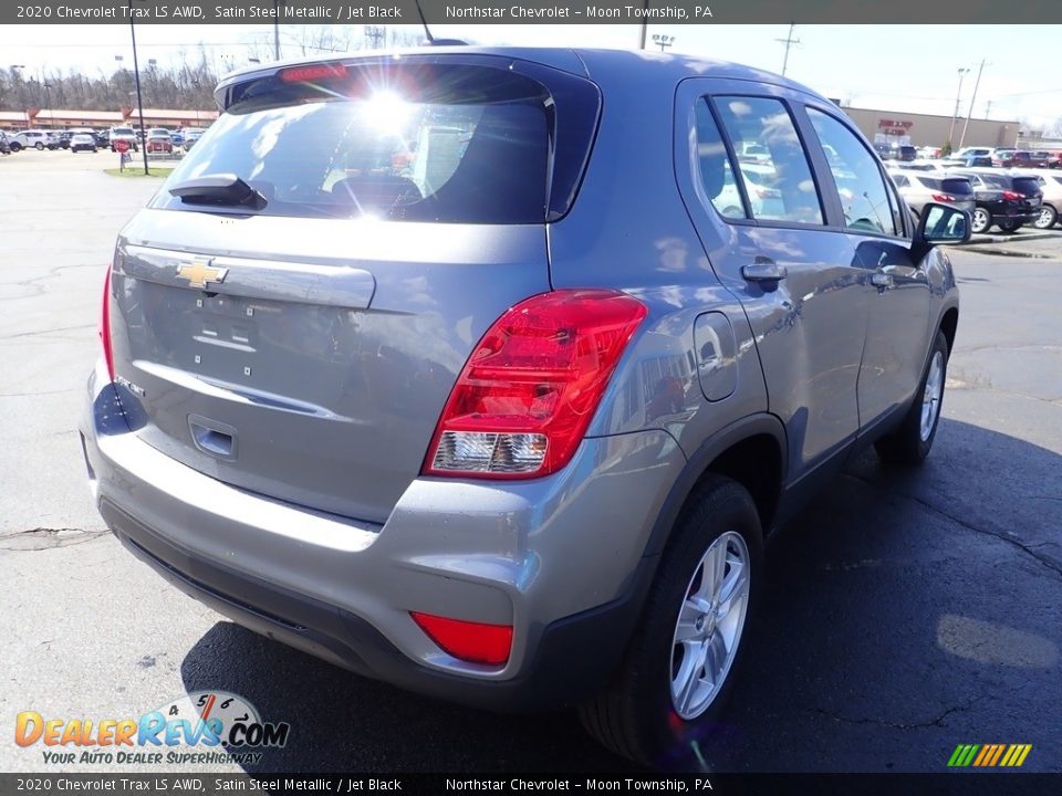 2020 Chevrolet Trax LS AWD Satin Steel Metallic / Jet Black Photo #8