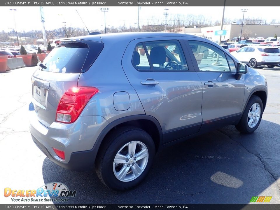 2020 Chevrolet Trax LS AWD Satin Steel Metallic / Jet Black Photo #9