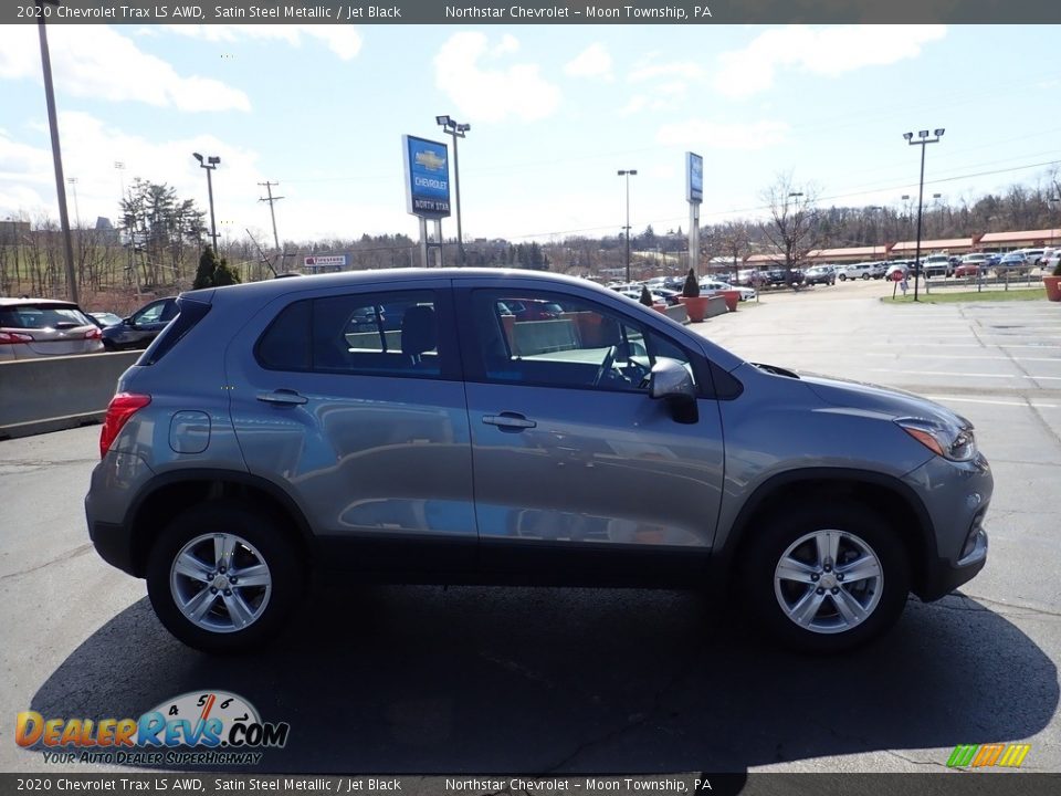 2020 Chevrolet Trax LS AWD Satin Steel Metallic / Jet Black Photo #10