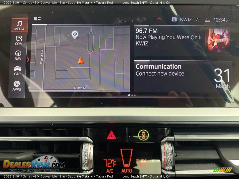 Navigation of 2022 BMW 4 Series 430i Convertible Photo #18