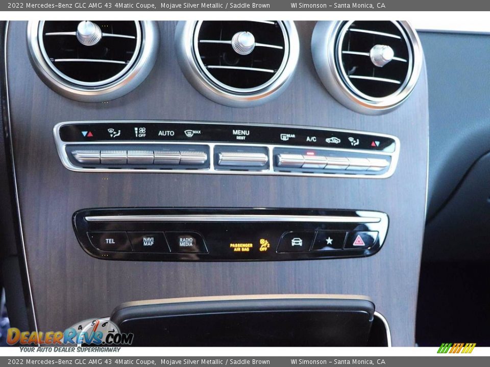 2022 Mercedes-Benz GLC AMG 43 4Matic Coupe Mojave Silver Metallic / Saddle Brown Photo #18