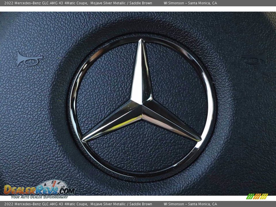 2022 Mercedes-Benz GLC AMG 43 4Matic Coupe Mojave Silver Metallic / Saddle Brown Photo #21