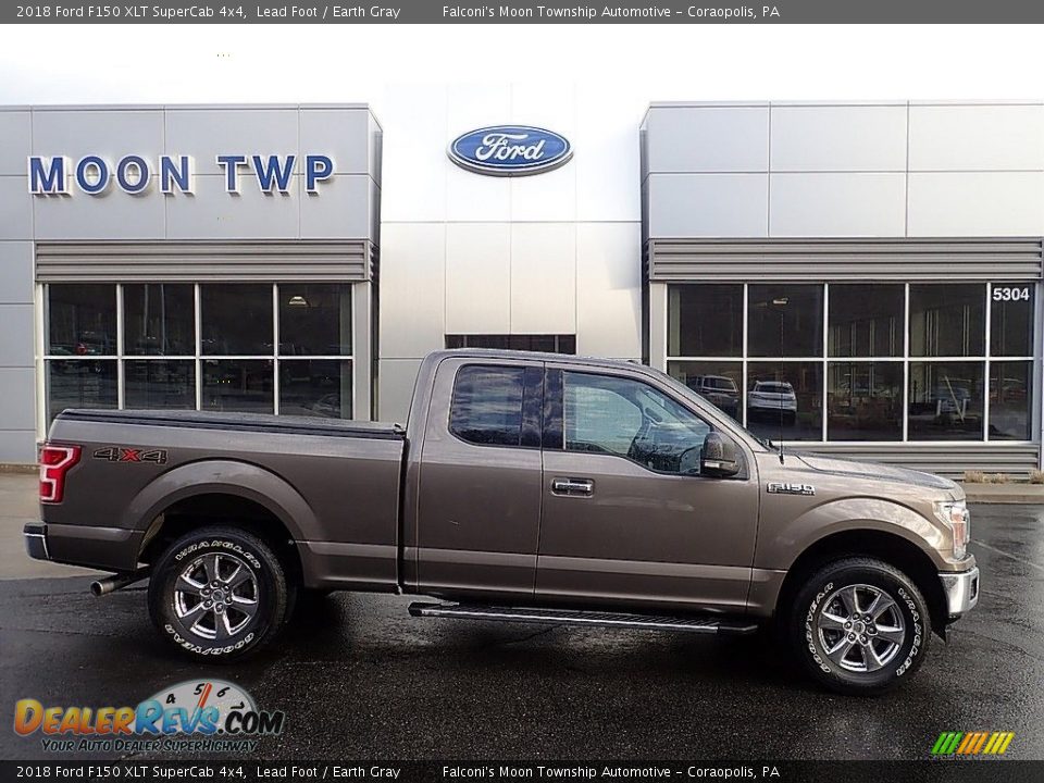 2018 Ford F150 XLT SuperCab 4x4 Lead Foot / Earth Gray Photo #1