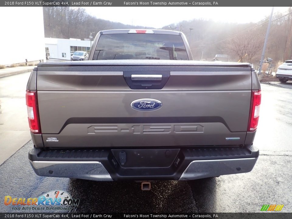 2018 Ford F150 XLT SuperCab 4x4 Lead Foot / Earth Gray Photo #3