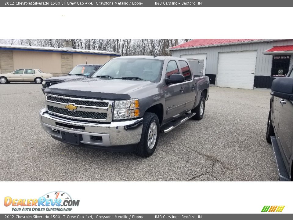 2012 Chevrolet Silverado 1500 LT Crew Cab 4x4 Graystone Metallic / Ebony Photo #4