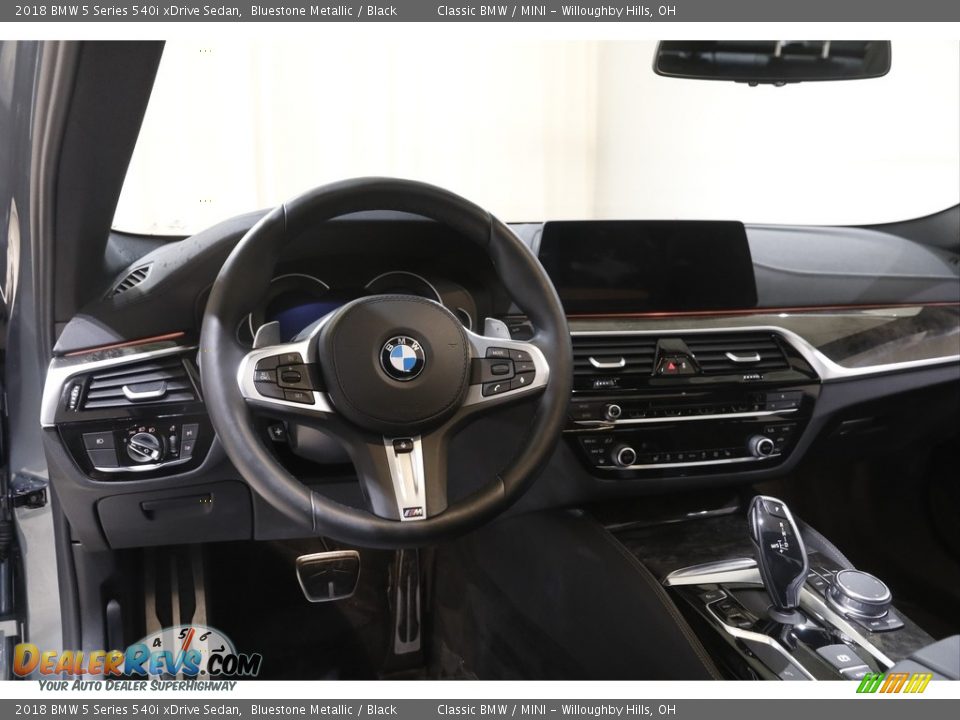 2018 BMW 5 Series 540i xDrive Sedan Bluestone Metallic / Black Photo #6