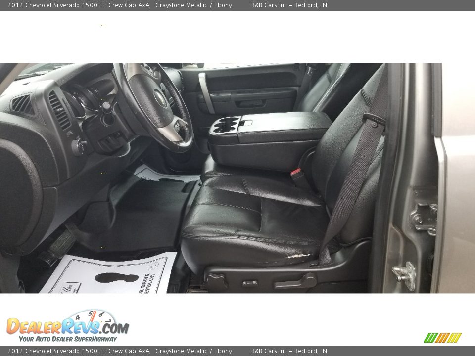 2012 Chevrolet Silverado 1500 LT Crew Cab 4x4 Graystone Metallic / Ebony Photo #8