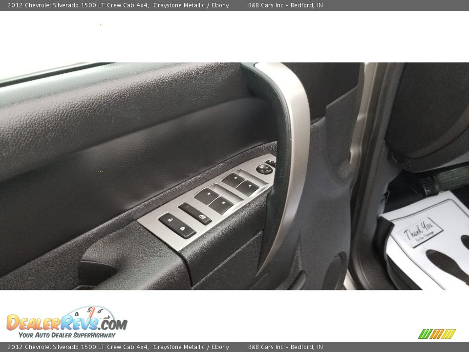 2012 Chevrolet Silverado 1500 LT Crew Cab 4x4 Graystone Metallic / Ebony Photo #9