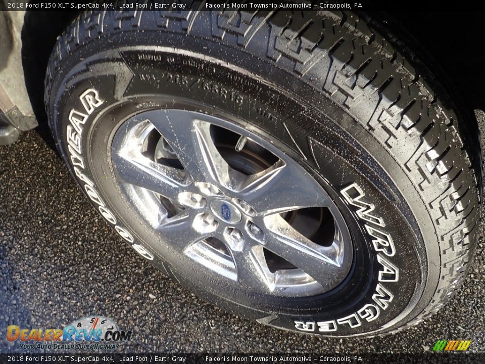 2018 Ford F150 XLT SuperCab 4x4 Lead Foot / Earth Gray Photo #9