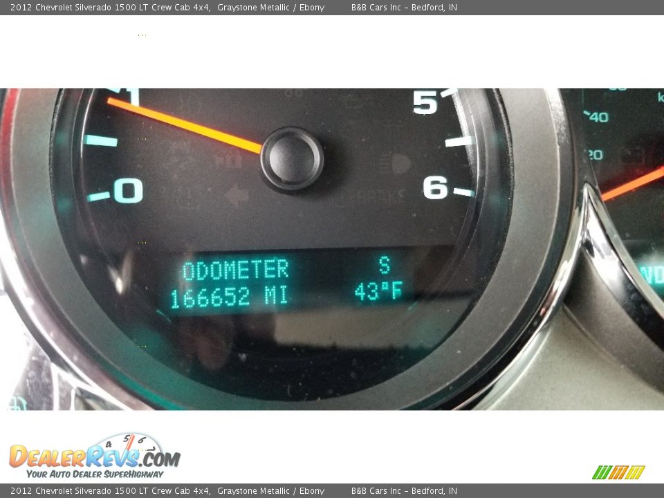 2012 Chevrolet Silverado 1500 LT Crew Cab 4x4 Graystone Metallic / Ebony Photo #12