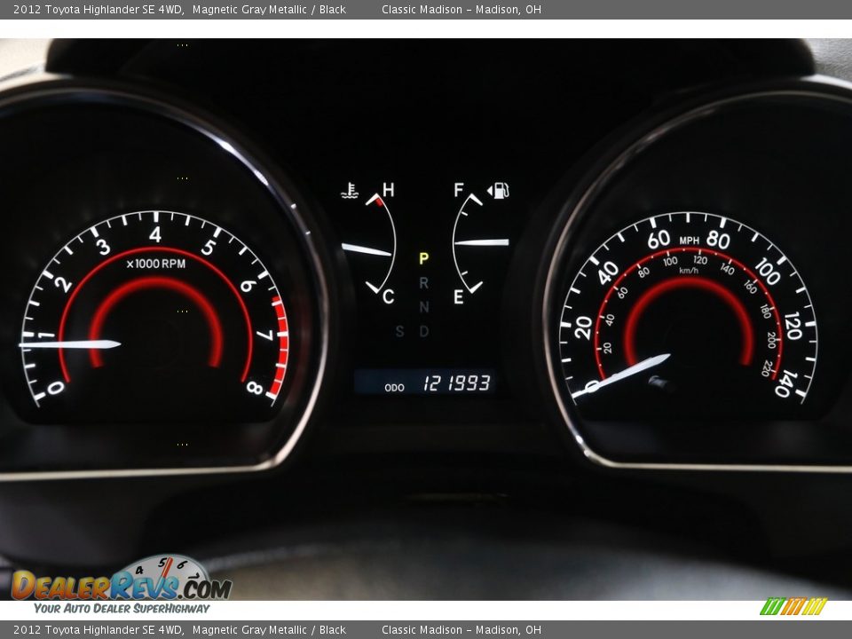 2012 Toyota Highlander SE 4WD Magnetic Gray Metallic / Black Photo #8