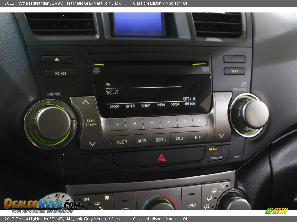 2012 Toyota Highlander SE 4WD Magnetic Gray Metallic / Black Photo #11