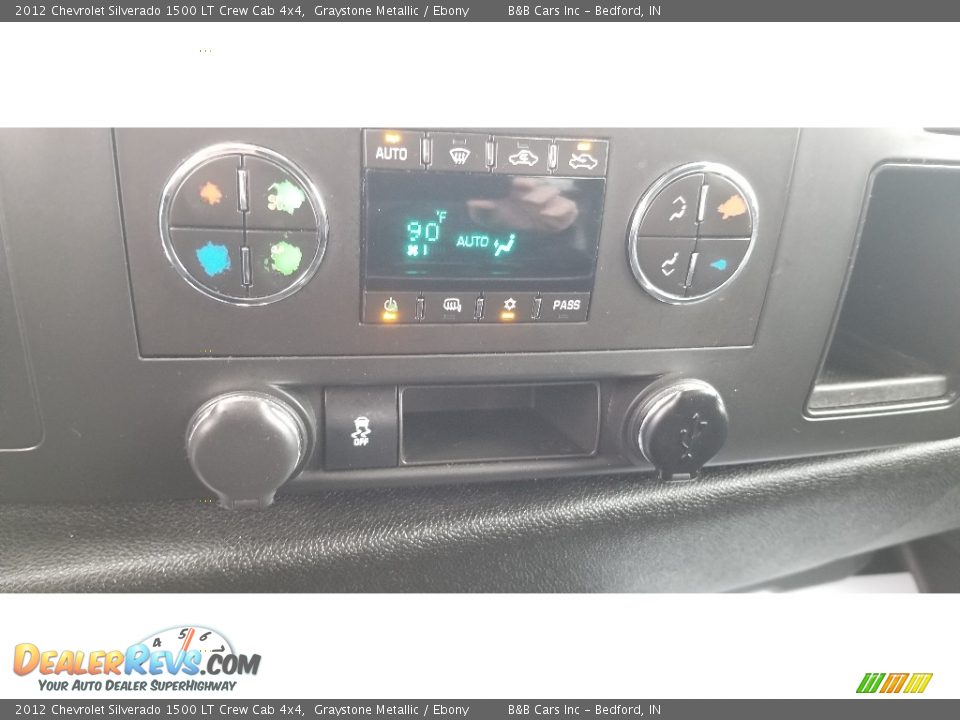 2012 Chevrolet Silverado 1500 LT Crew Cab 4x4 Graystone Metallic / Ebony Photo #14
