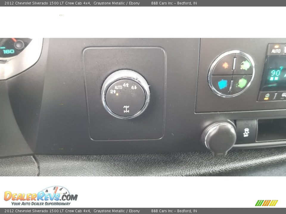 2012 Chevrolet Silverado 1500 LT Crew Cab 4x4 Graystone Metallic / Ebony Photo #15