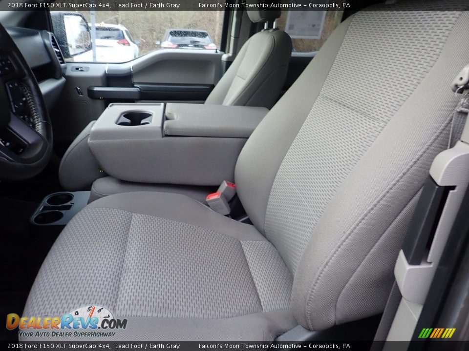 2018 Ford F150 XLT SuperCab 4x4 Lead Foot / Earth Gray Photo #18