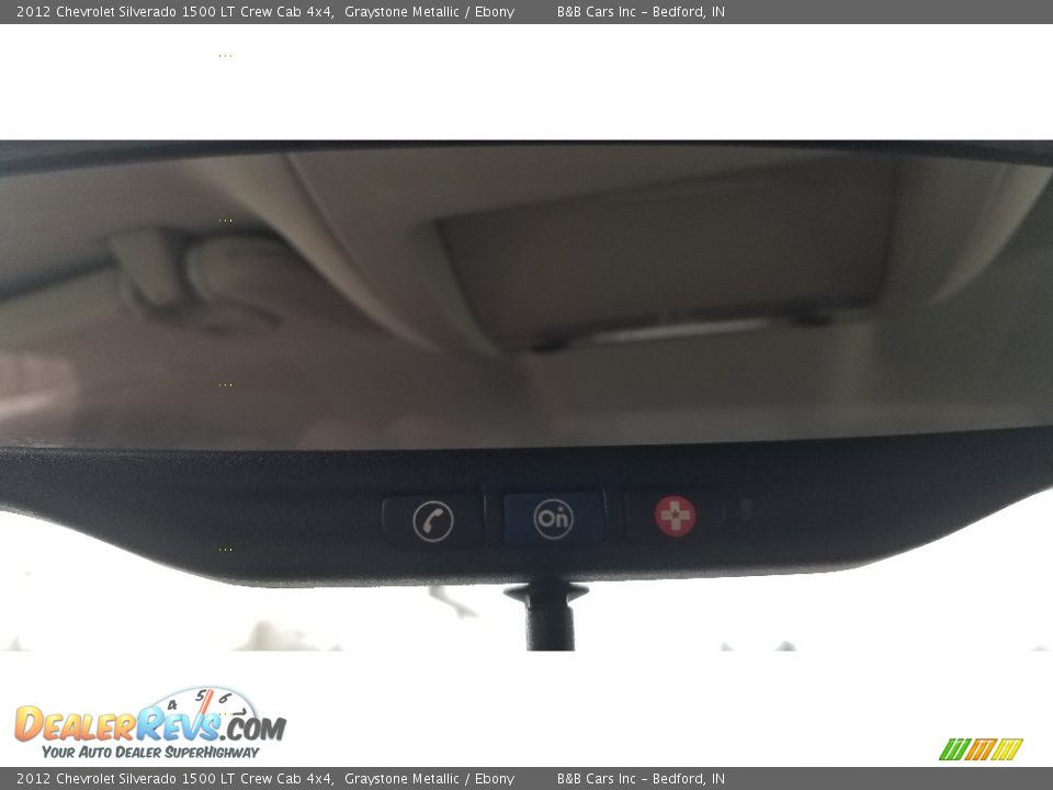 2012 Chevrolet Silverado 1500 LT Crew Cab 4x4 Graystone Metallic / Ebony Photo #16