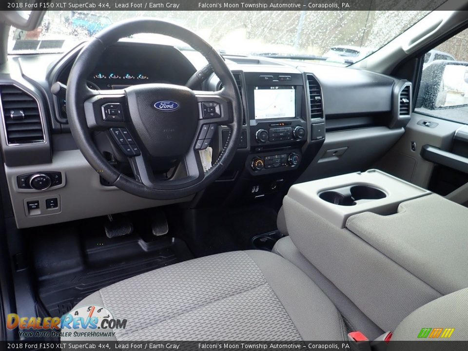 2018 Ford F150 XLT SuperCab 4x4 Lead Foot / Earth Gray Photo #20