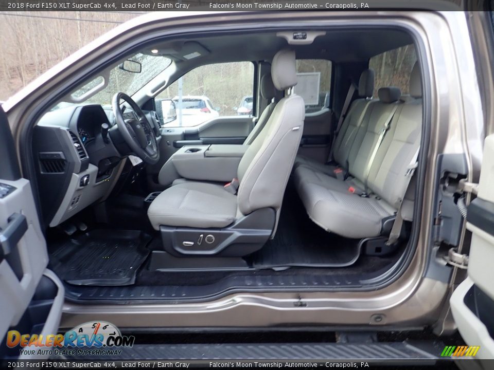 2018 Ford F150 XLT SuperCab 4x4 Lead Foot / Earth Gray Photo #21