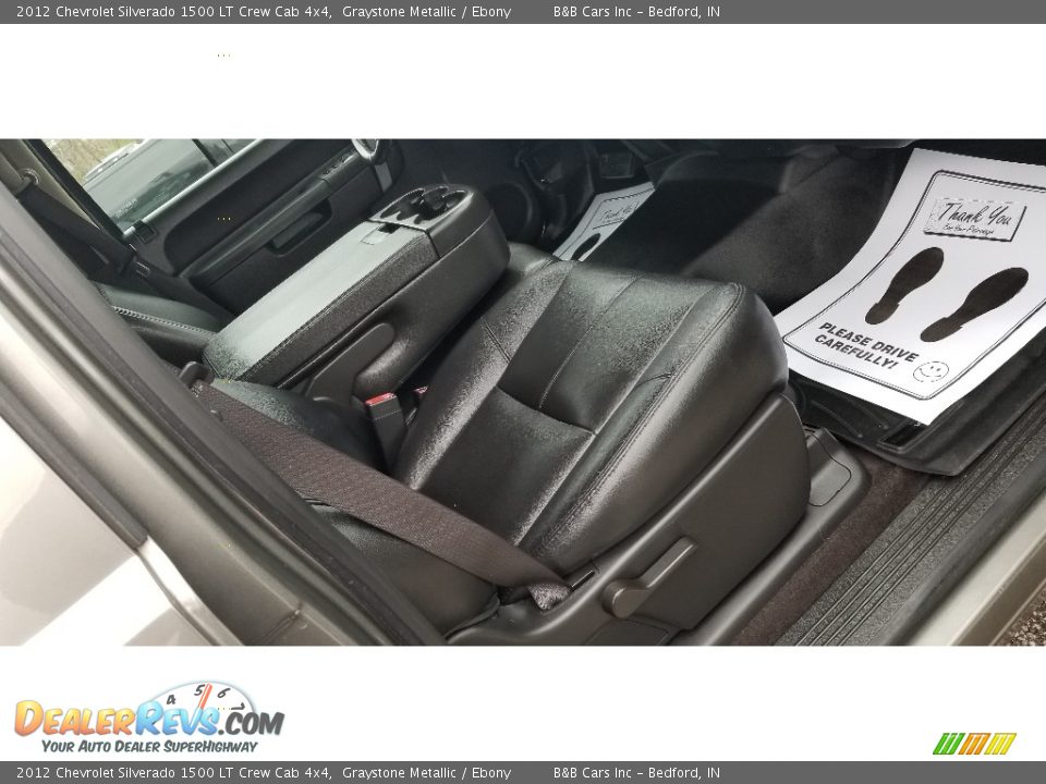2012 Chevrolet Silverado 1500 LT Crew Cab 4x4 Graystone Metallic / Ebony Photo #19
