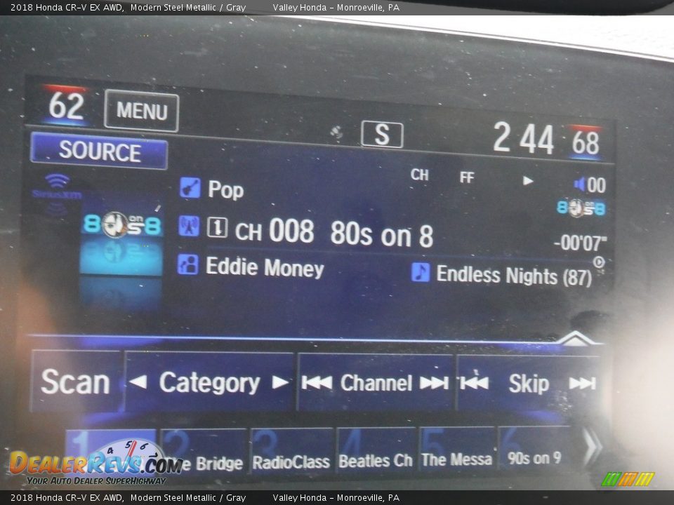 2018 Honda CR-V EX AWD Modern Steel Metallic / Gray Photo #17