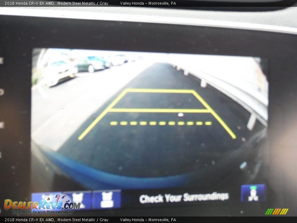 2018 Honda CR-V EX AWD Modern Steel Metallic / Gray Photo #18