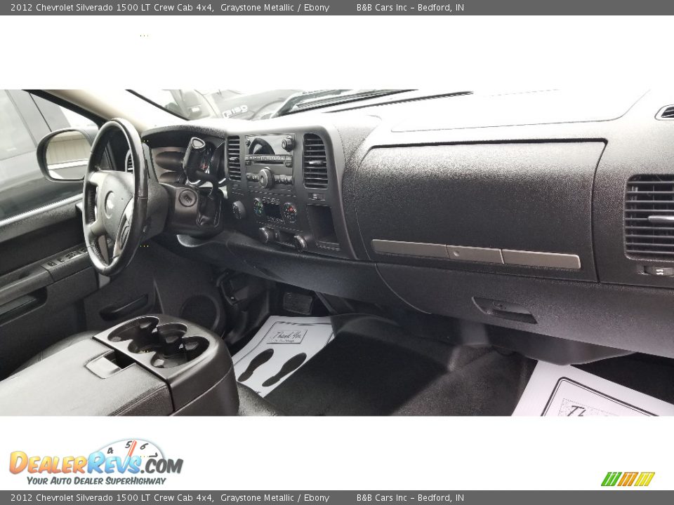 2012 Chevrolet Silverado 1500 LT Crew Cab 4x4 Graystone Metallic / Ebony Photo #21