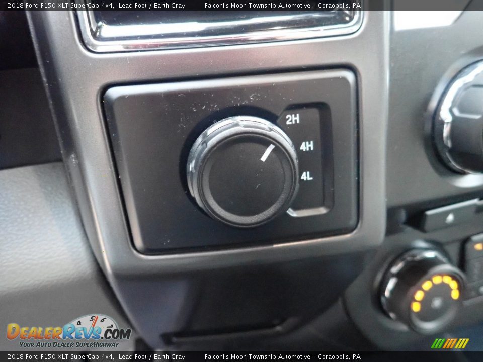 2018 Ford F150 XLT SuperCab 4x4 Lead Foot / Earth Gray Photo #24