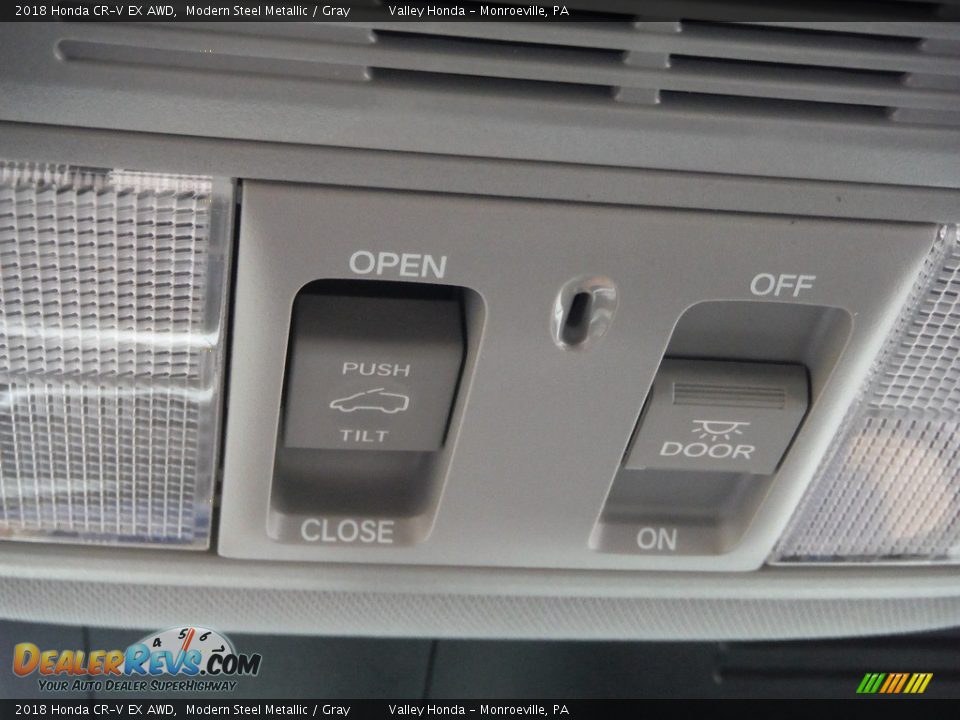 2018 Honda CR-V EX AWD Modern Steel Metallic / Gray Photo #19