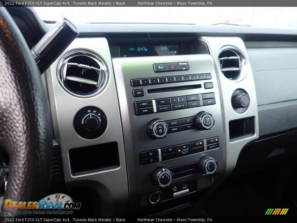 2012 Ford F150 XLT SuperCab 4x4 Tuxedo Black Metallic / Black Photo #18