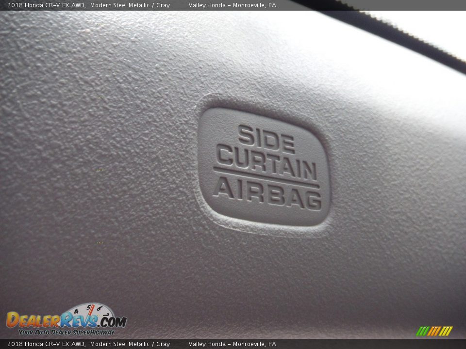 2018 Honda CR-V EX AWD Modern Steel Metallic / Gray Photo #20
