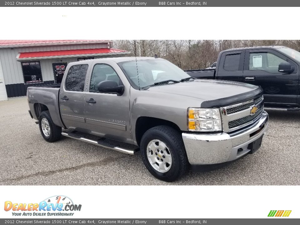 2012 Chevrolet Silverado 1500 LT Crew Cab 4x4 Graystone Metallic / Ebony Photo #23