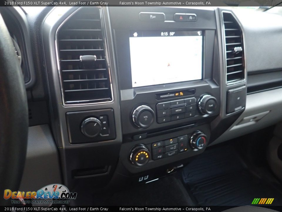 2018 Ford F150 XLT SuperCab 4x4 Lead Foot / Earth Gray Photo #26