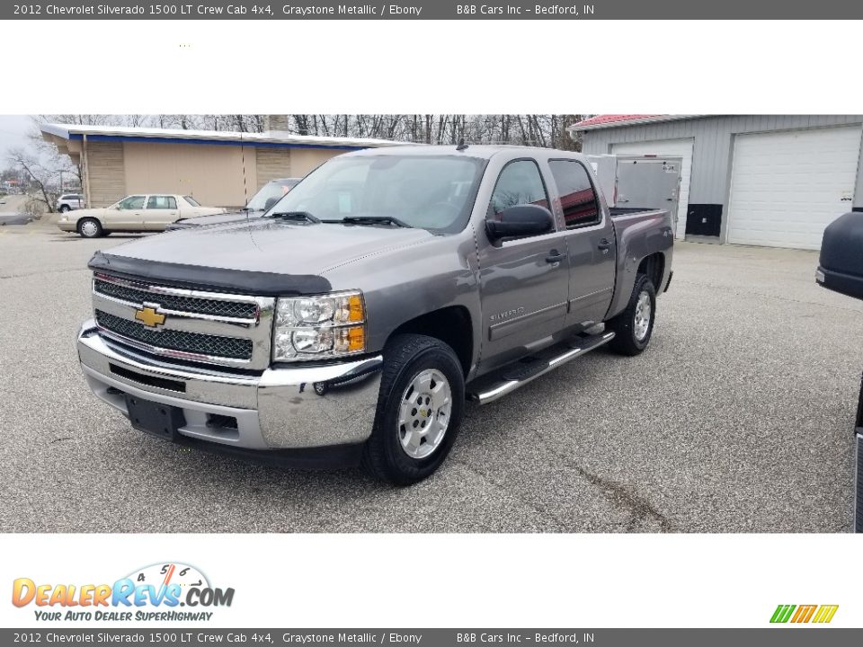 2012 Chevrolet Silverado 1500 LT Crew Cab 4x4 Graystone Metallic / Ebony Photo #24